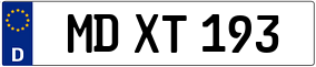 Truck License Plate
